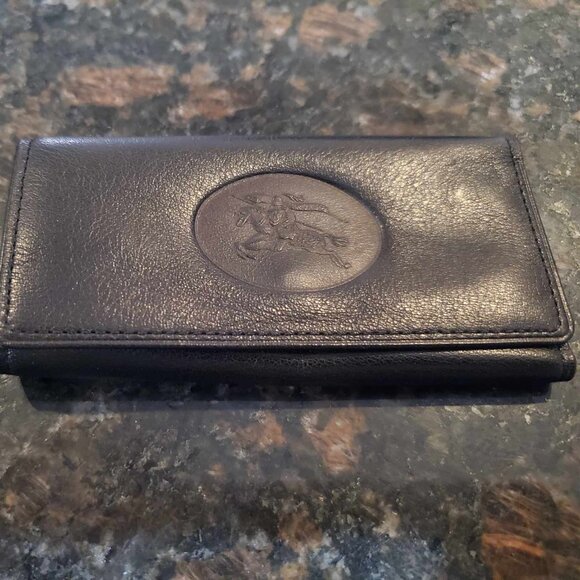 Burberry's Black Leather 4 Hook Key Case - Picture 1 of 10